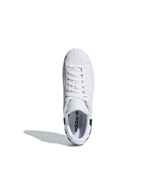 Adidas White Superstar 'Big Logo' for men