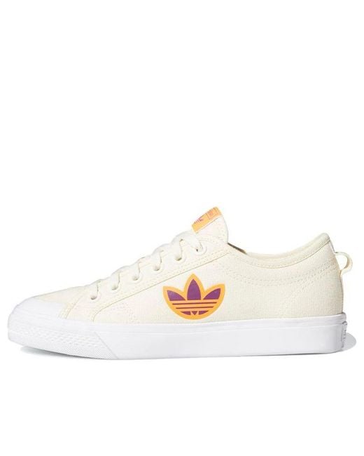 Adidas White (Wmns) Nizza Trefoil 'Creamy'