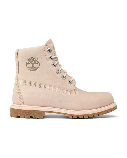 Timberland Natural (Wmns) Paninara Collarless 6 Inch Waterproof Boots 'Light Nubuck'