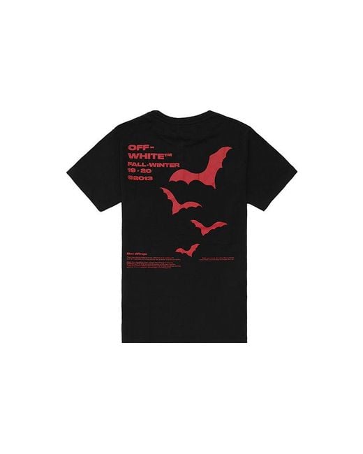 Off-White c/o Virgil Abloh Black Printing Short Sleeve Ordinary Version for men