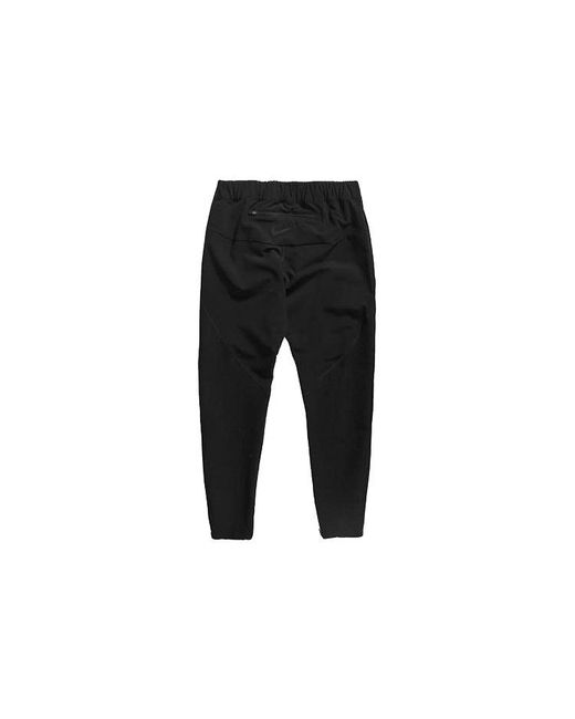 Nike Black X Fear Of God Crossover Solid Color Slim Fit Sports Pants for men