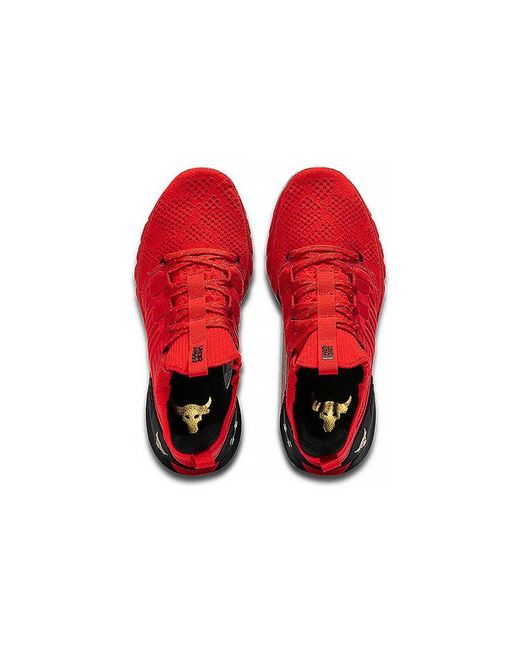 Under Armour Red Project Rock 3 'Chinese New Year' for men