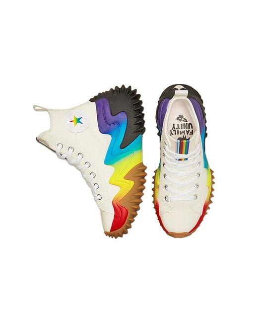 Converse Blue Run Star Motion Platform High for men