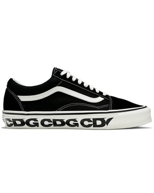 Vans Black Comme Des Garcons X Og Old Skool Lx 'Sidewall' for men