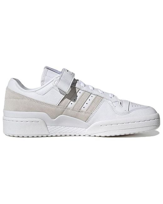 Adidas White Originals Forum 84 Low 'Clear' for men