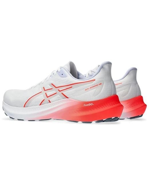 Asics White Gt-2000 12 Sunrise' for men