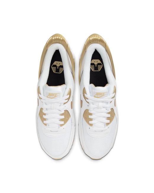 Nike White Air Max 90 Flyease 'Metallic' for men