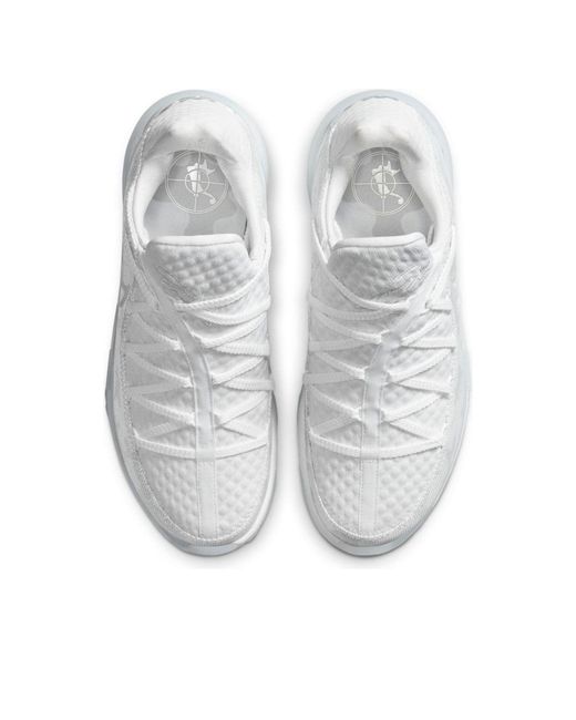 Nike White Lebron 17 Low Camo' for men