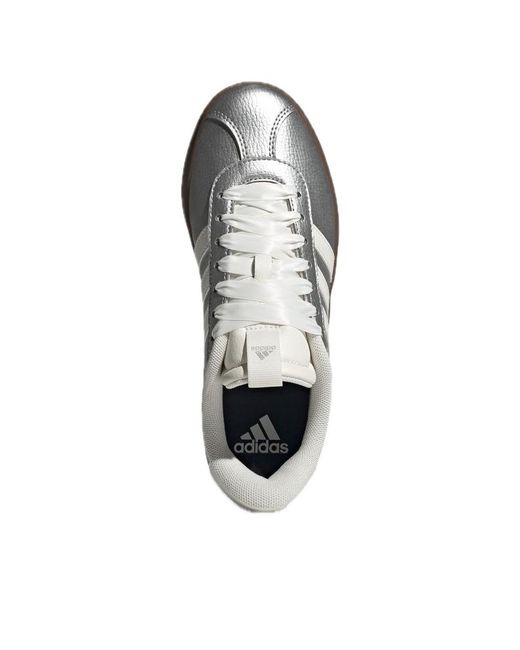 Adidas White Vl Court 3.0 Metallic Off Gum'