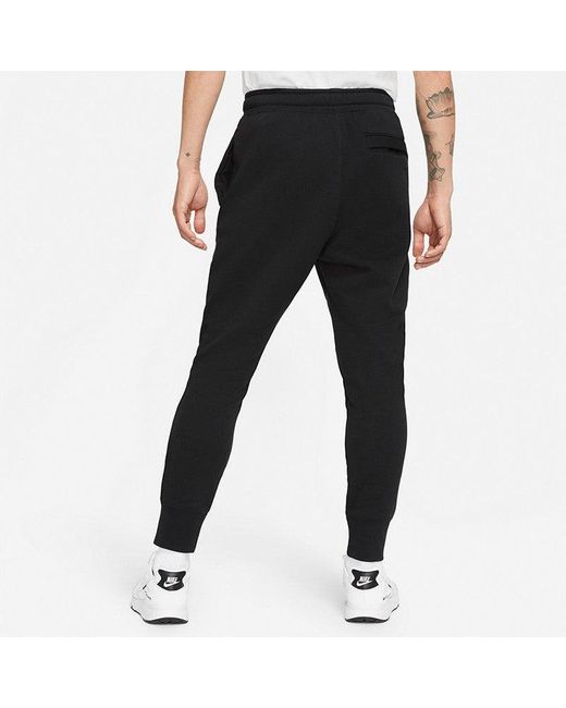 Nike Black Airmoji Ft Pant Wink Casual Breathable Sports Knit Long Pants for men