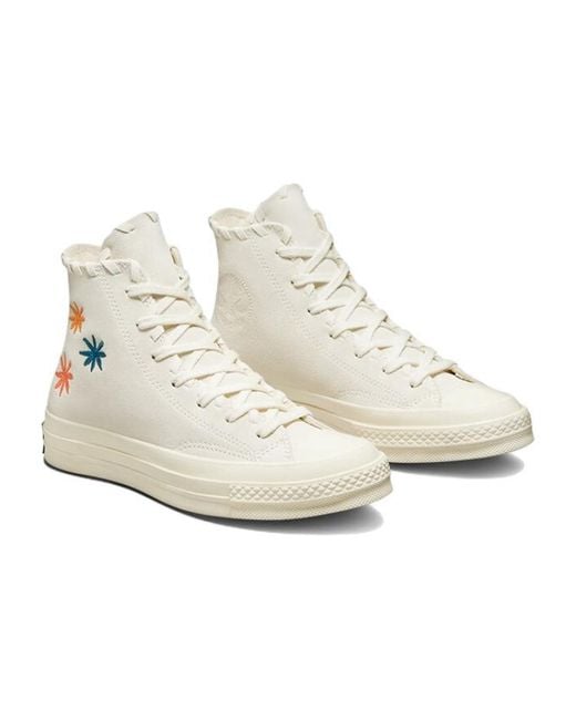 Converse White (Wmns) Chuck 70 High 'Embroidered Floral