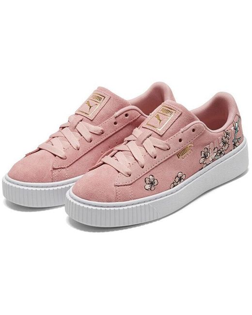 PUMA Pink (Wmns) Platform Floral