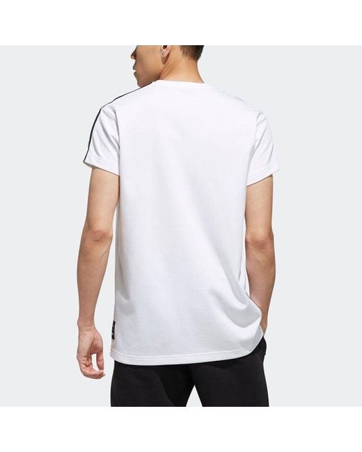 Adidas White Neo X Crossover Casual Sports Short Sleeve for men