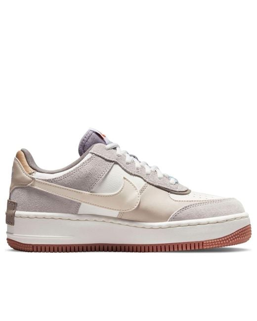 Nike White (Wmns) Air Force 1 Shadow 'Sail Pale Ivory'