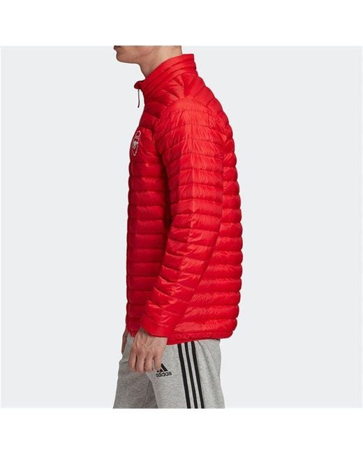 Adidas Red Afc Ssp Ldw Jk Arsenal Soccer/Football Down Jacket for men