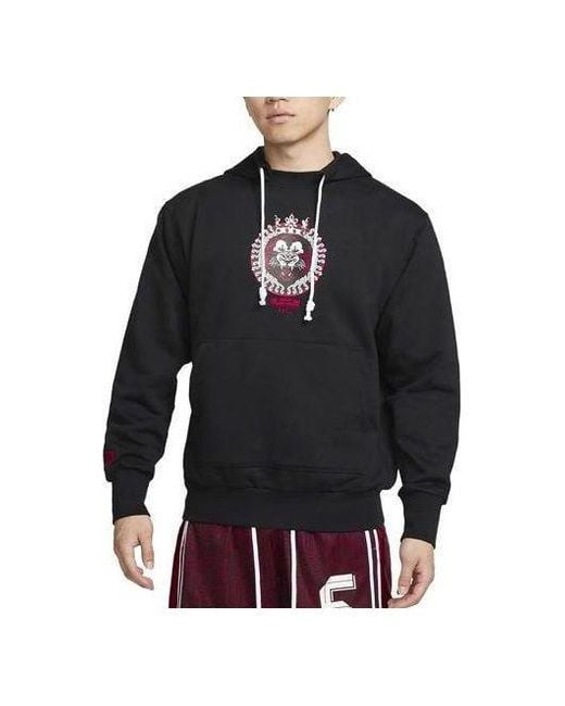 Nike Black Lebron James X Liverpool Fc Pullover Hoodie for men