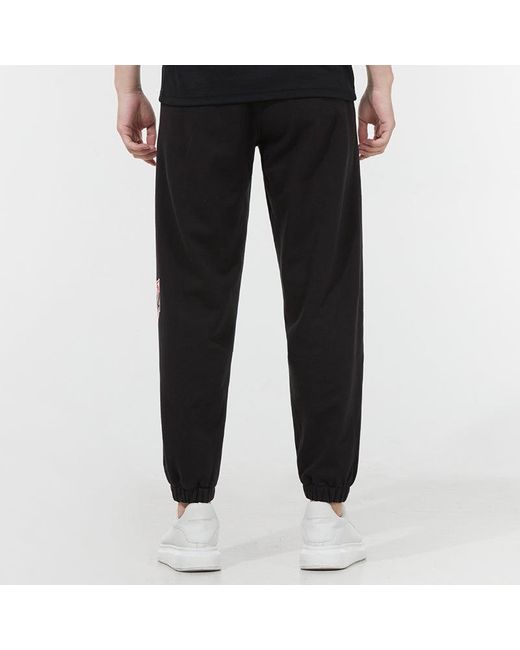PUMA Black Logo Sweatpants for men