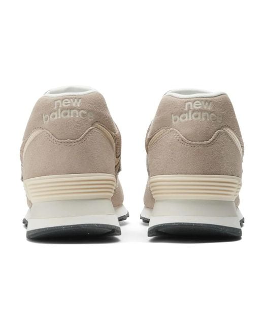 New Balance White 574 'Cream' for men