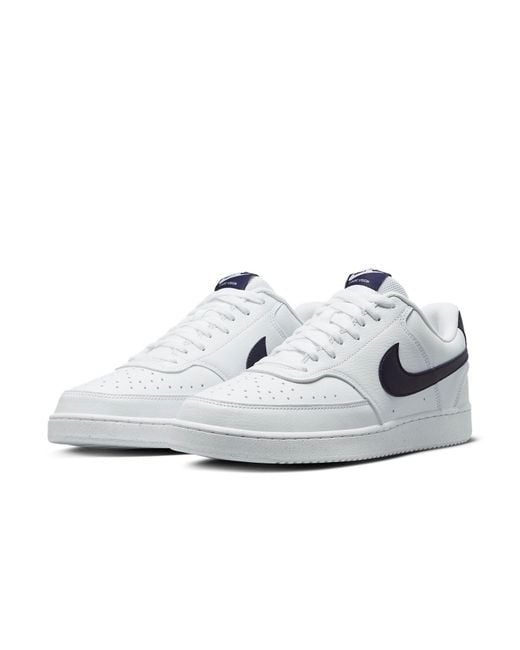 Nike White Court Vision Low Next Nature Midnight' for men