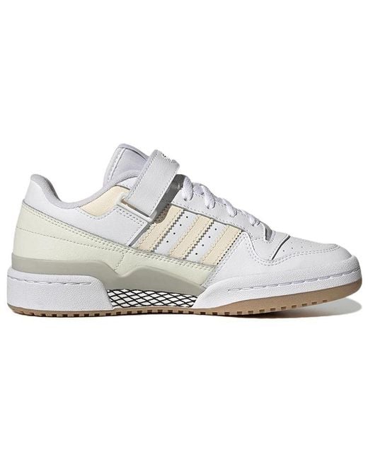 Adidas White (Wmns) Forum Low Ecru Tint Gum'