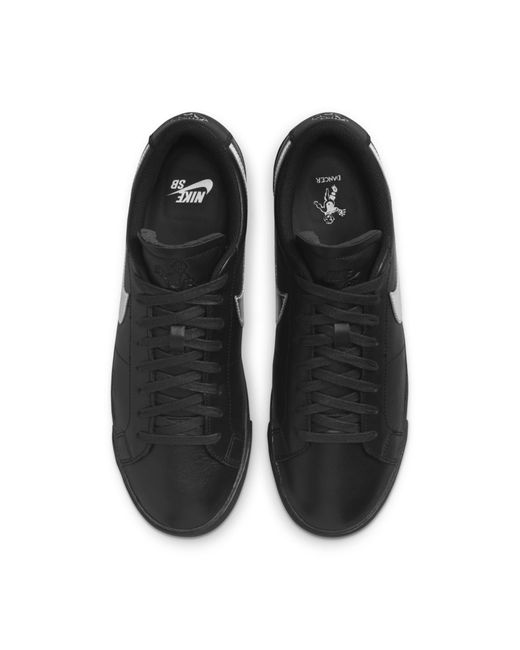 Nike Black X Dancer Skateboards Sb Zoom Blazer Low Metallic' for men