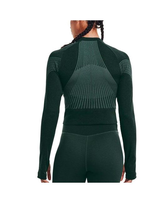 Under Armour Green (Wmns) Causual Training Short Sports Long Sleeve T-Shirts