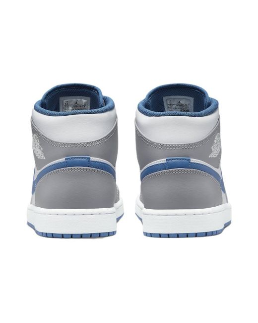 Nike Blue 1 Mid 'Cement True' for men