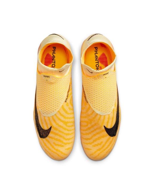 Nike Yellow Gripknit Phantom Gx Elite Dynamic Fit Fg Se for men