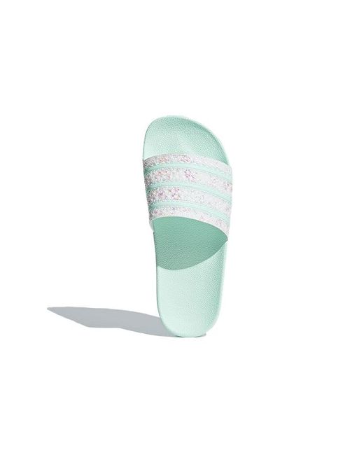 Adidas Blue (Wmns) Adilette 'Peppermint'