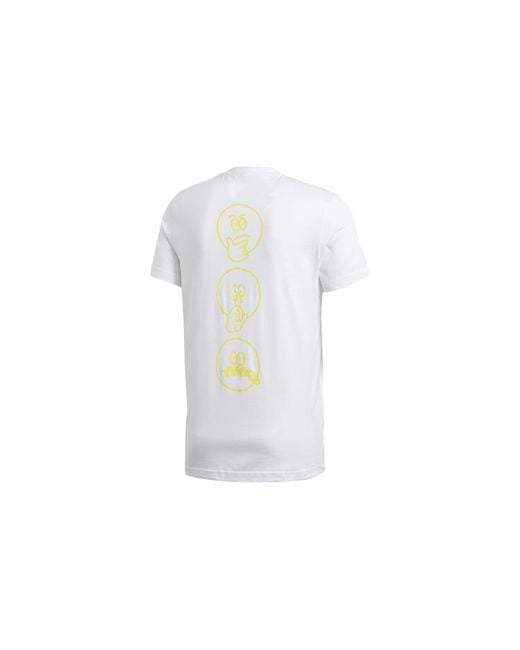 Adidas White Dame Hecklers Short Sleeve for men