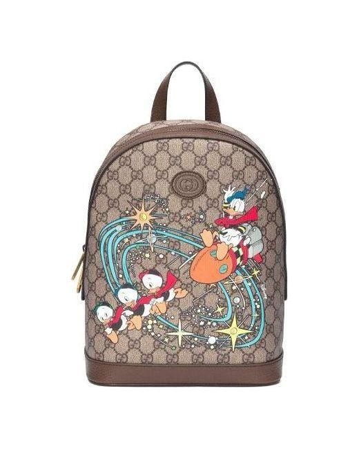 Gucci Gray (Wmns) X Disney Small Donald Duck Backpack 'Gg Supreme'