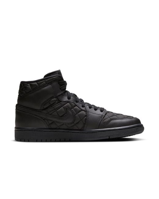 Nike Black (Wmns) 1 Mid Se Quilted'