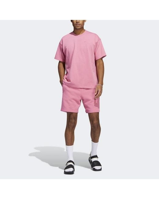 Adidas Pink X Pharrell Basic Sports Shorts