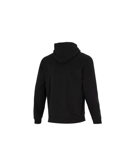 PUMA Black Colorblock Fandom Logo Hoodie for men