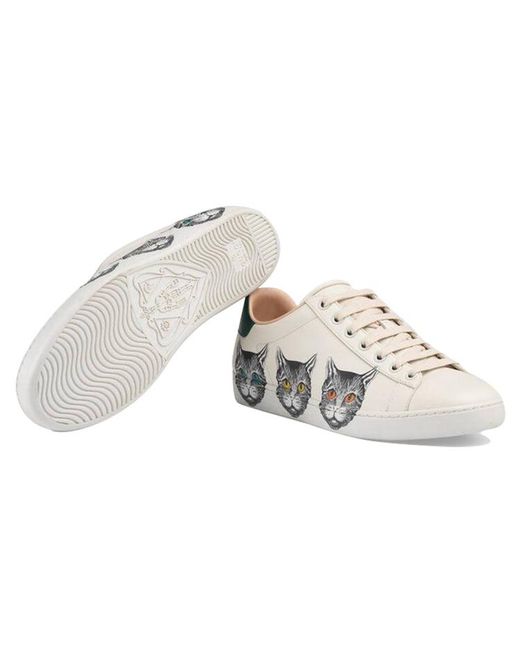 Gucci White (Wmns) Ace 'Mystic Cat'