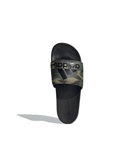 Adidas Green Adilette Comfort Sandals Casual Sports Slippers Camouflage