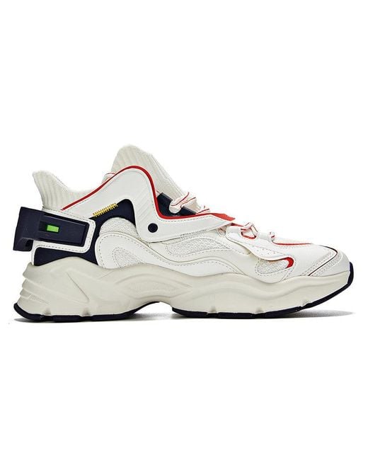 361 Degrees White X Gundam Unicorn Rx-0 Casual Shoes for men