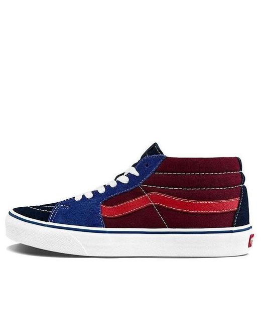 Vans Red Sk8-Mid Shoes for men
