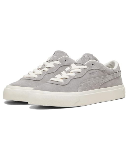 PUMA White Capri Royale Suede 'Light' for men