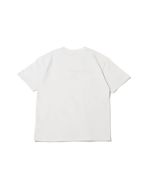 Nike White As M Nrg Acg Ss Solid Color Chest Pattern Printing Round Neck Short Sleeve for men