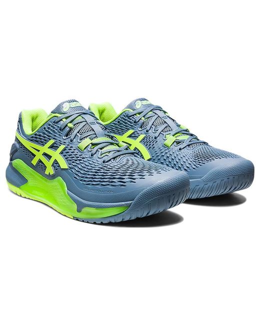 Asics Blue Gel-Resolution 9 Oc 'Steel' for men