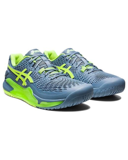 Asics Blue Gel-Resolution 9 Oc 'Steel' for men