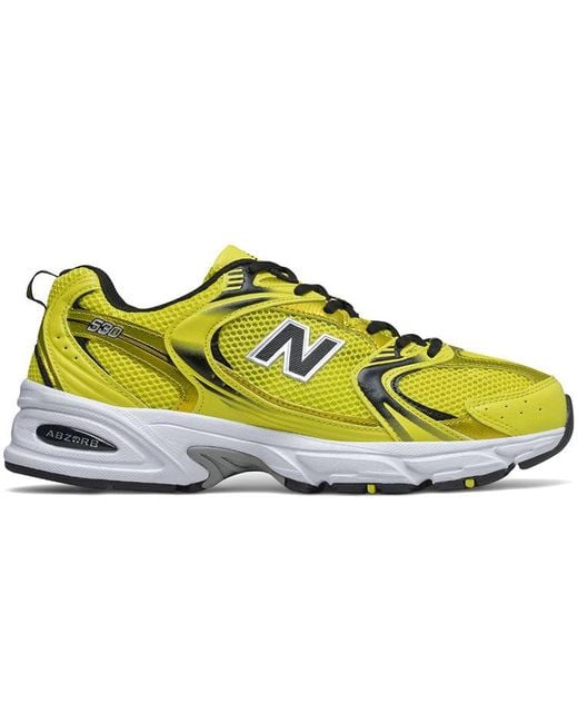 New Balance Yellow 530V2 Retro 'Sulphur' for men