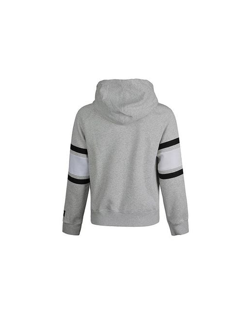 Nike Gray Air Full-Length Zipper Cardigan Fleece Lined Hooded Jacket for men