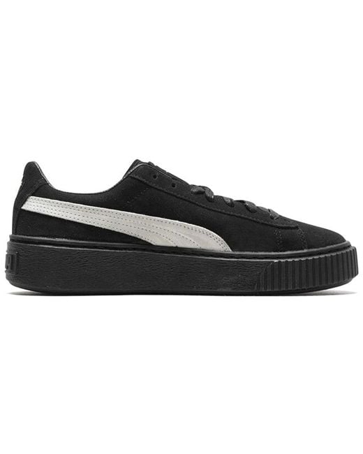 PUMA Black (Wmns) Suede Skate Shoes
