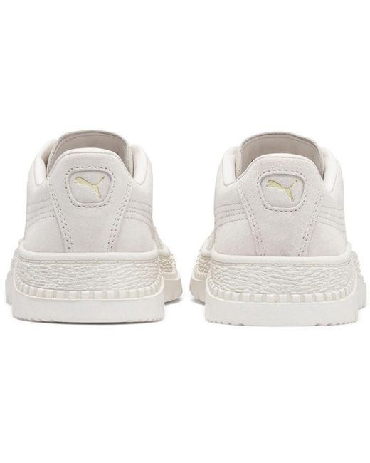 PUMA White (Wmns) Utility Suede 'Pastel Parchment'