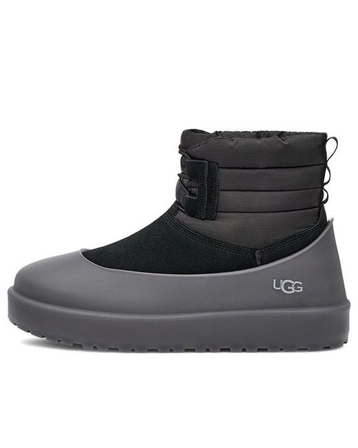 UGG Classic Mini Lace-Up Weather in Black for Men | Lyst UK