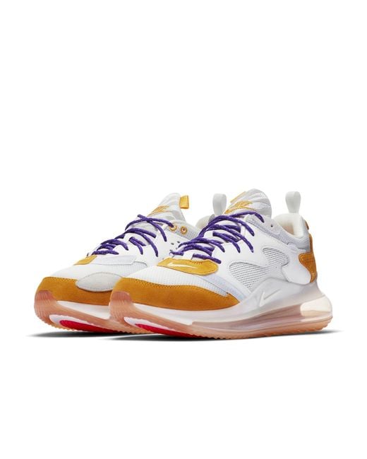 Nike White Odell Beckham Jr. X Air Max 720 'Lsu Tigers' for men