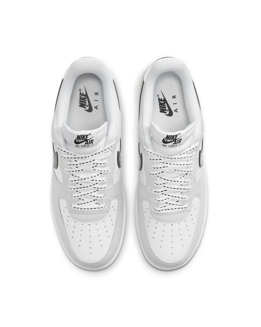 Nike White Air Force 1 '07 Lv8 Iridescent Swoosh' for men