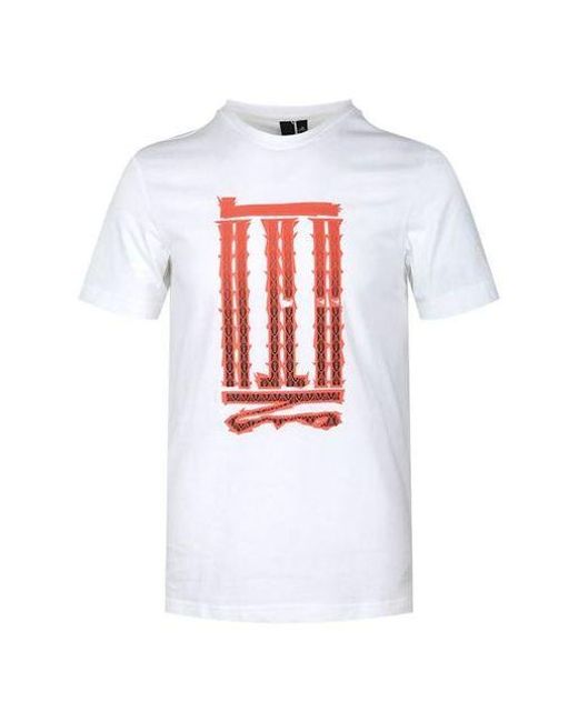 Adidas White Series Athleisure Casual Sports Short Sleeve for men